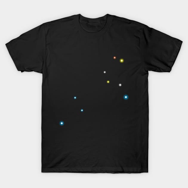 Constellation Leo (variant) T-Shirt by GloopTrekker